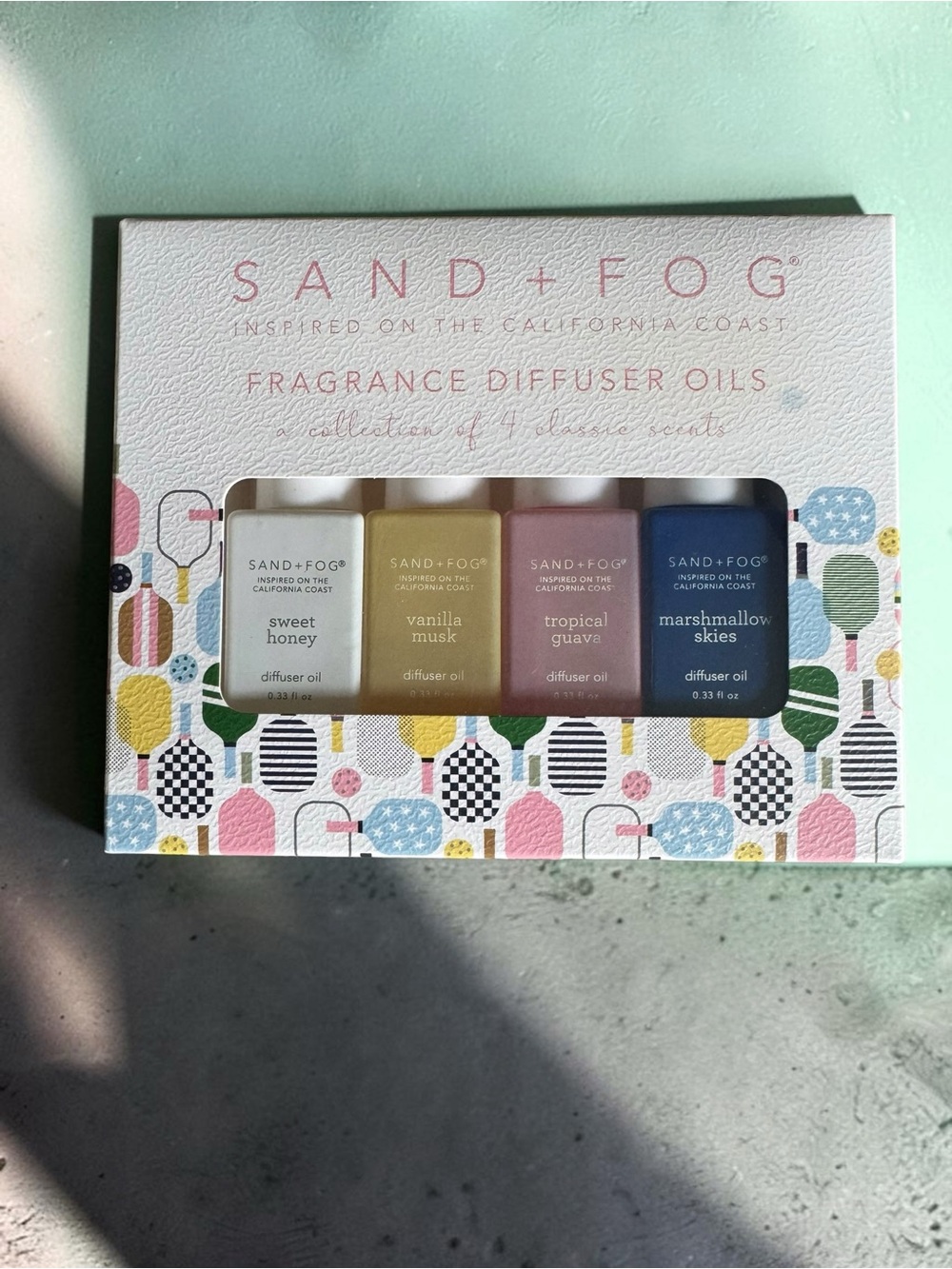 SAND+FOG Fragrance Diffuser Oils Set — Pastel Multi-Color